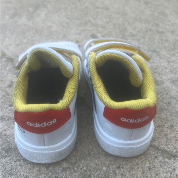 Adidas x Disney Mickey Mouse Grand Court Toddler Sneakers Size 6K - Picture 7 of 10